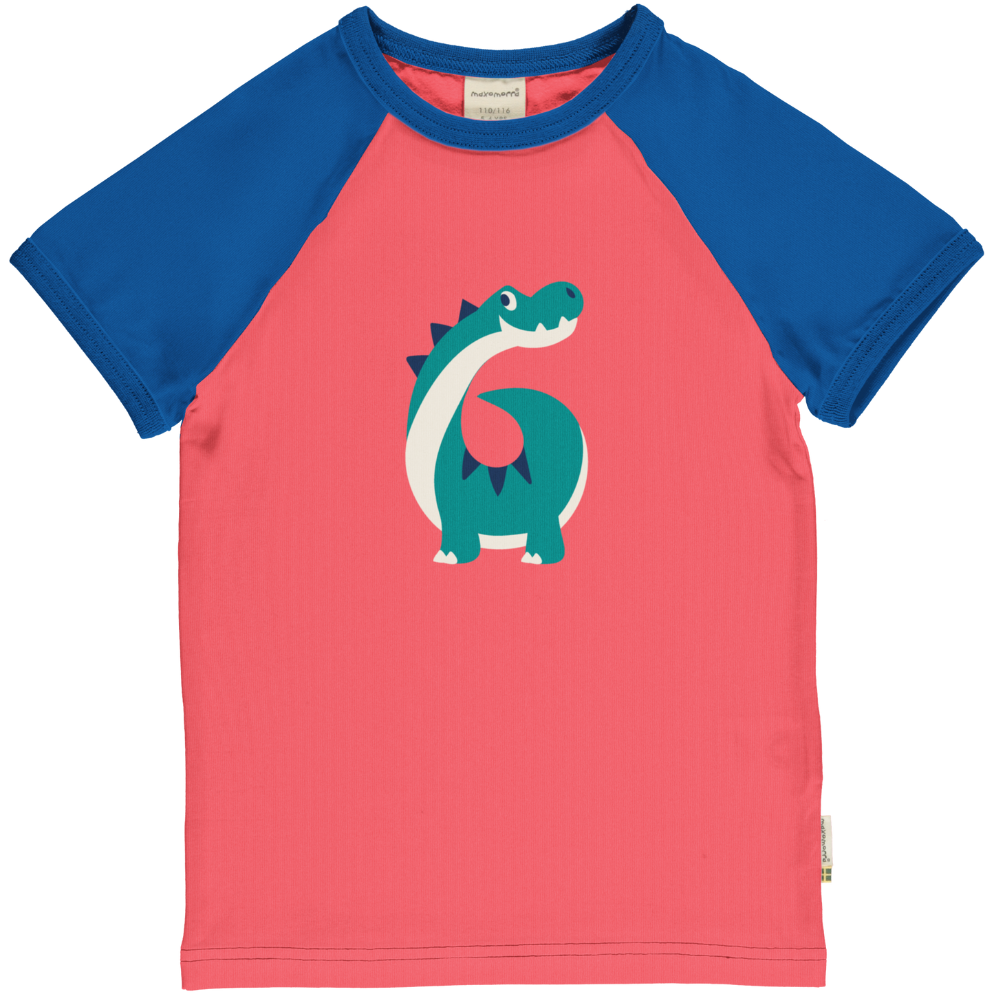 Maxomorra T-Shirt Raglan 6 Jahre GOTS