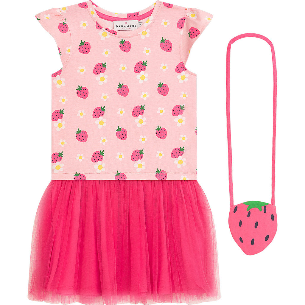 Danamade Kleid Kurzarm DMINA mit Tüllrock und Tasche