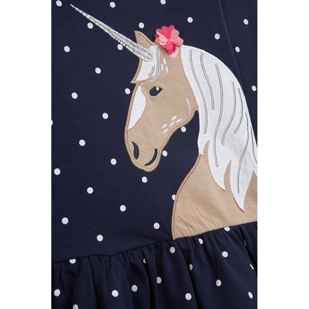 Danamade Langarmkleid mit Einhorn