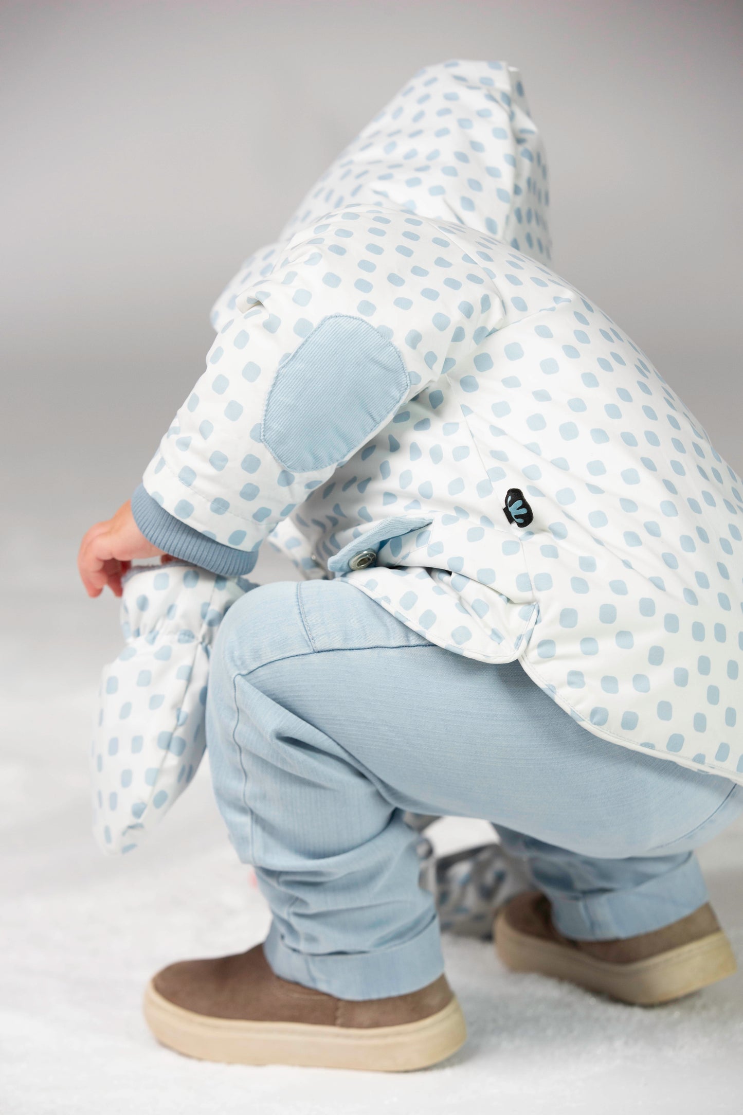 Ducksday Baby Winterjacke Jackie mit Handschuhen