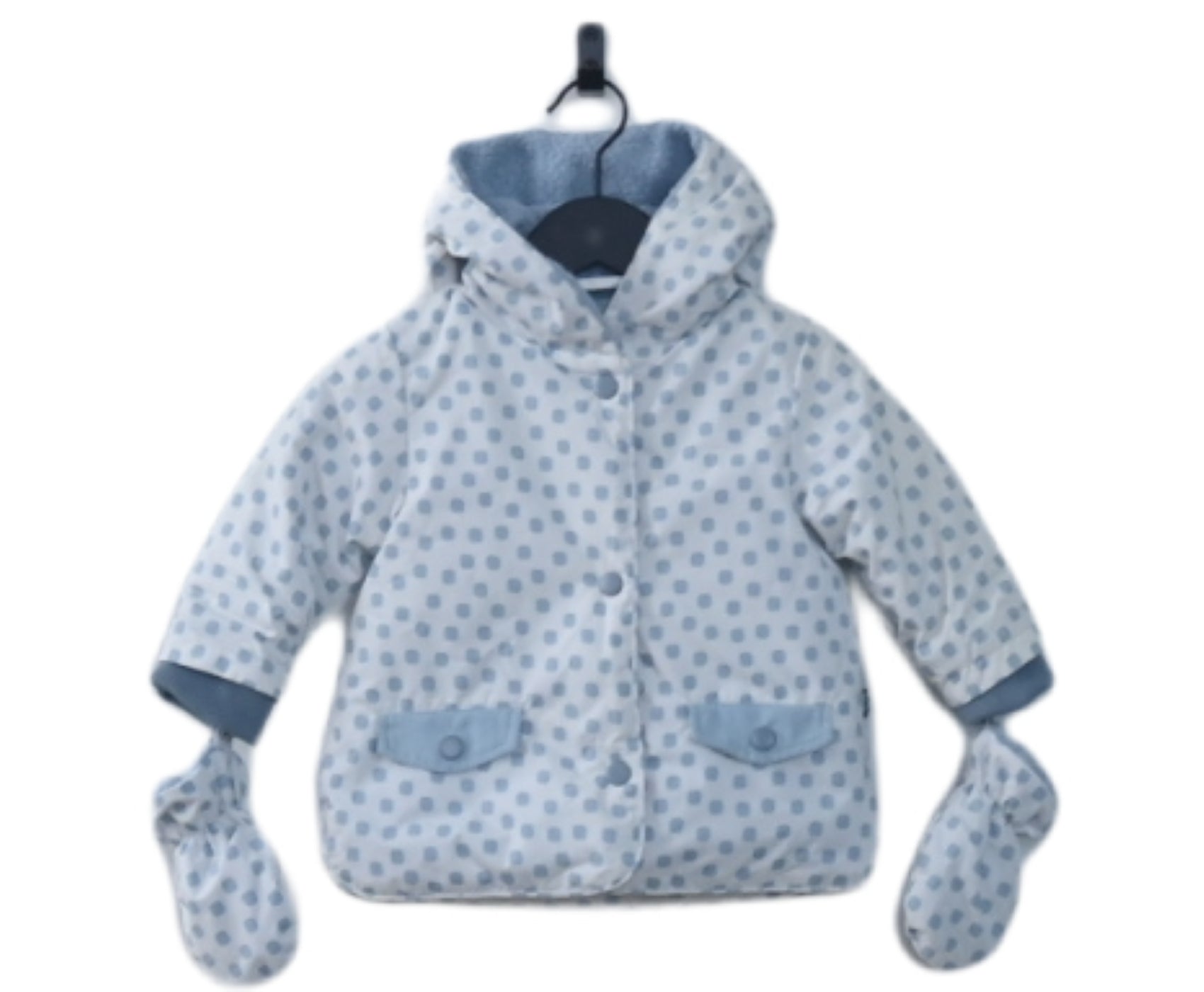 winterjacke mit handschuhen Ducksday Baby Winterjacke Jackie mit Handschuhen – Kinderlädchen