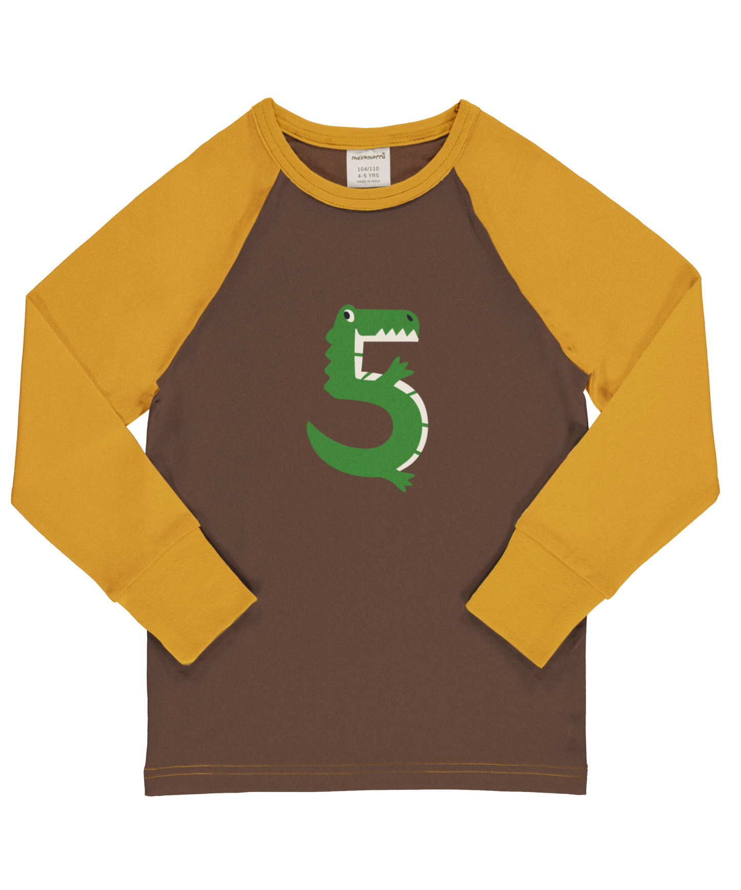 Maxomorra Langarmshirt Raglanärmel 5 Jahre GOTS