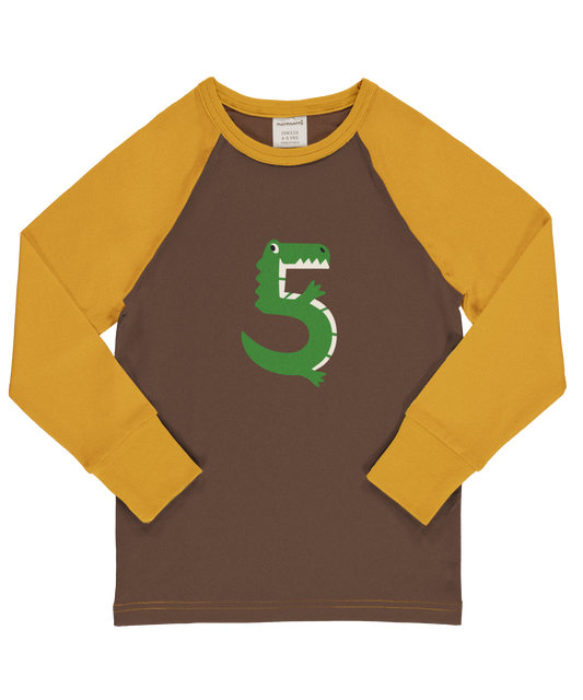 Maxomorra Langarmshirt Raglanärmel 5 Jahre GOTS