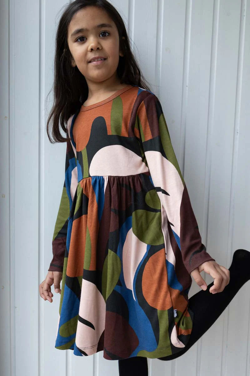 Danefae Kleid Langarm Danepopsicle Black Trops