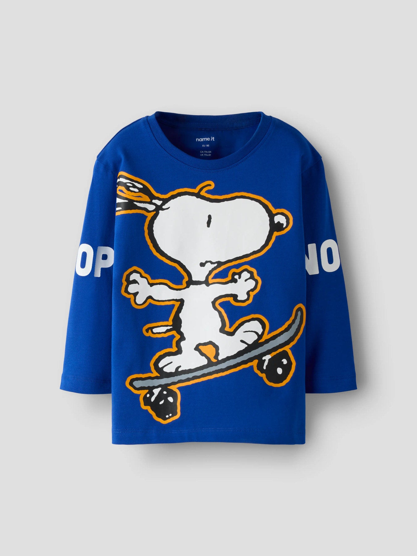 Name it Langarmshirt mit Snoopy-Print