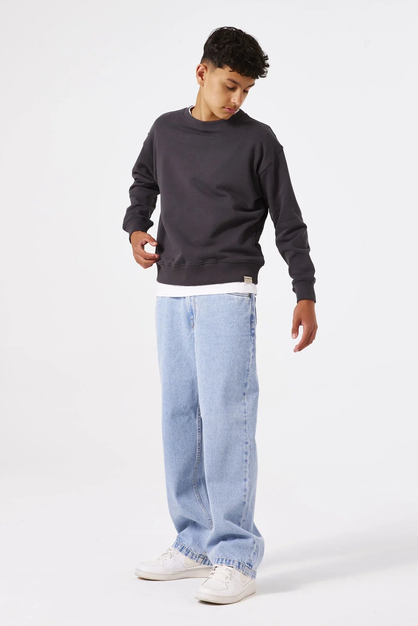 Garcia Dunkelgraues Sweatshirt