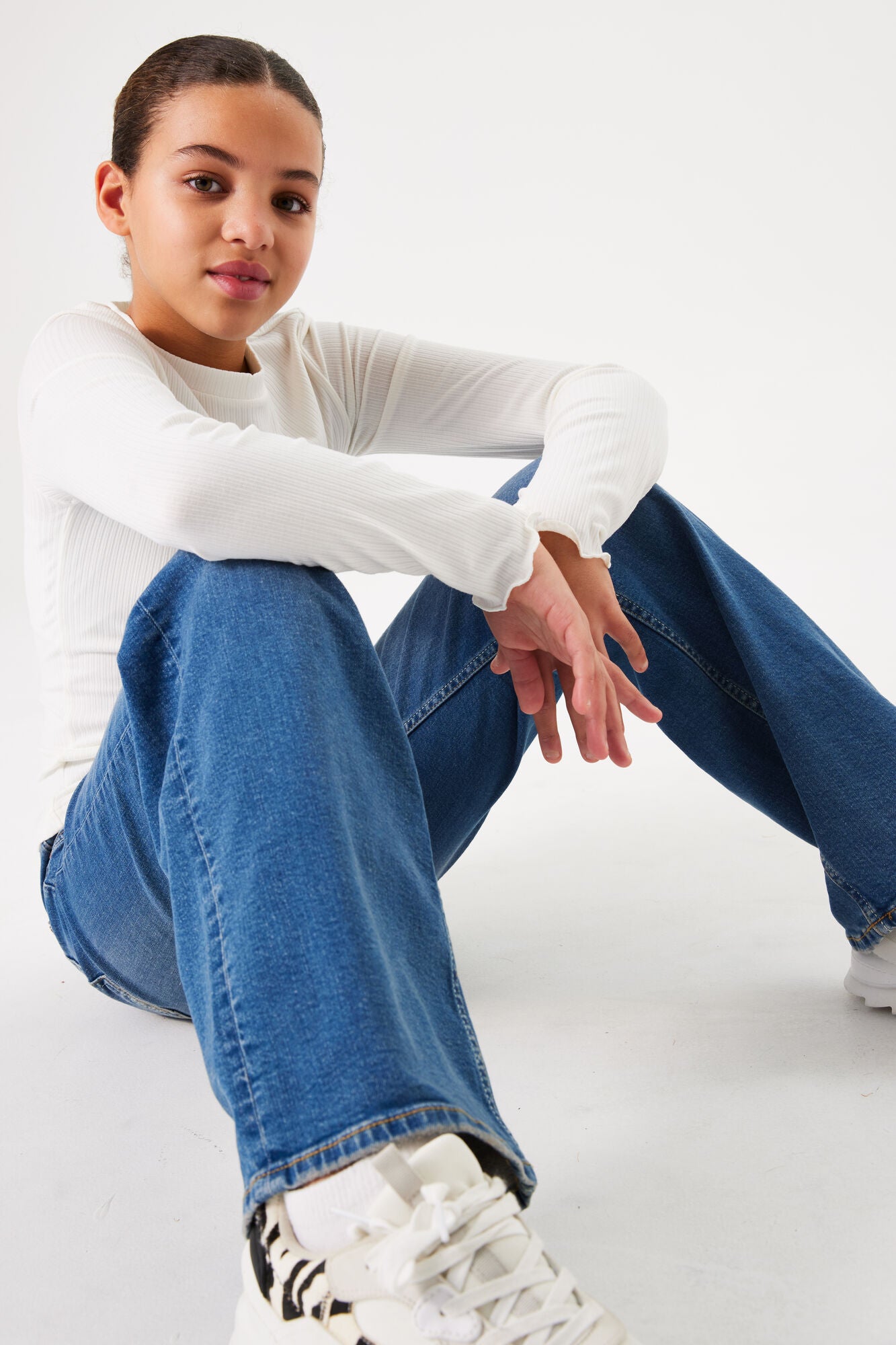 Garcia Jeans Ilvy Straight Jeans in Dark used