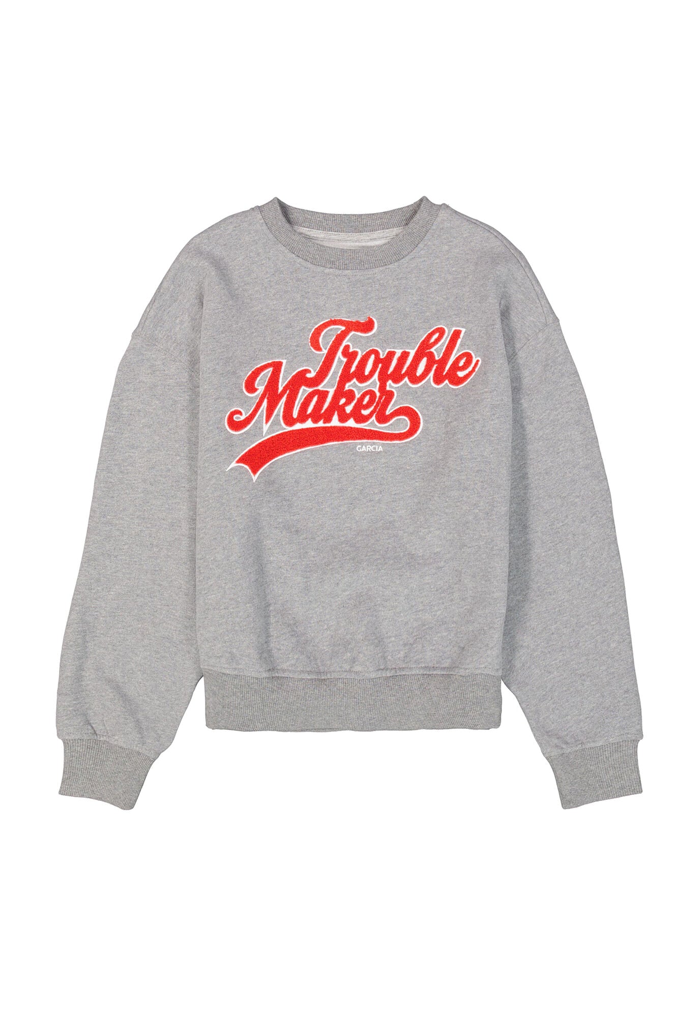 Garcia Sweatshirt in dunkelgrau