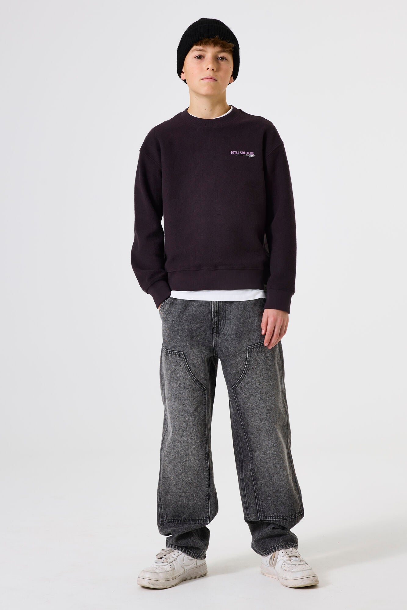 Garcia Sweatshirt mit Rückenprint
