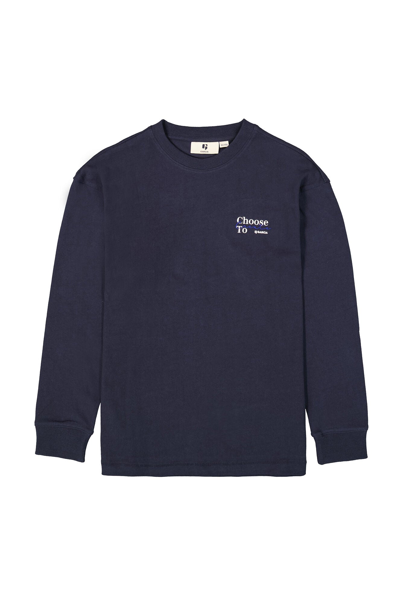 Garcia Langarmshirt mit Rückenprint
