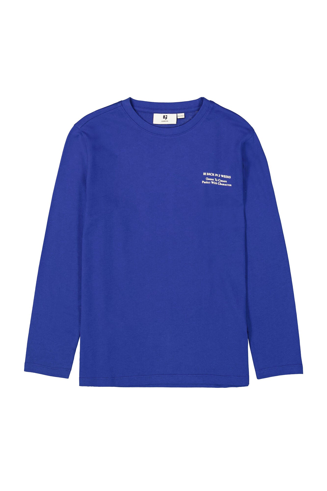 Garcia Langarmshirt in royalblau