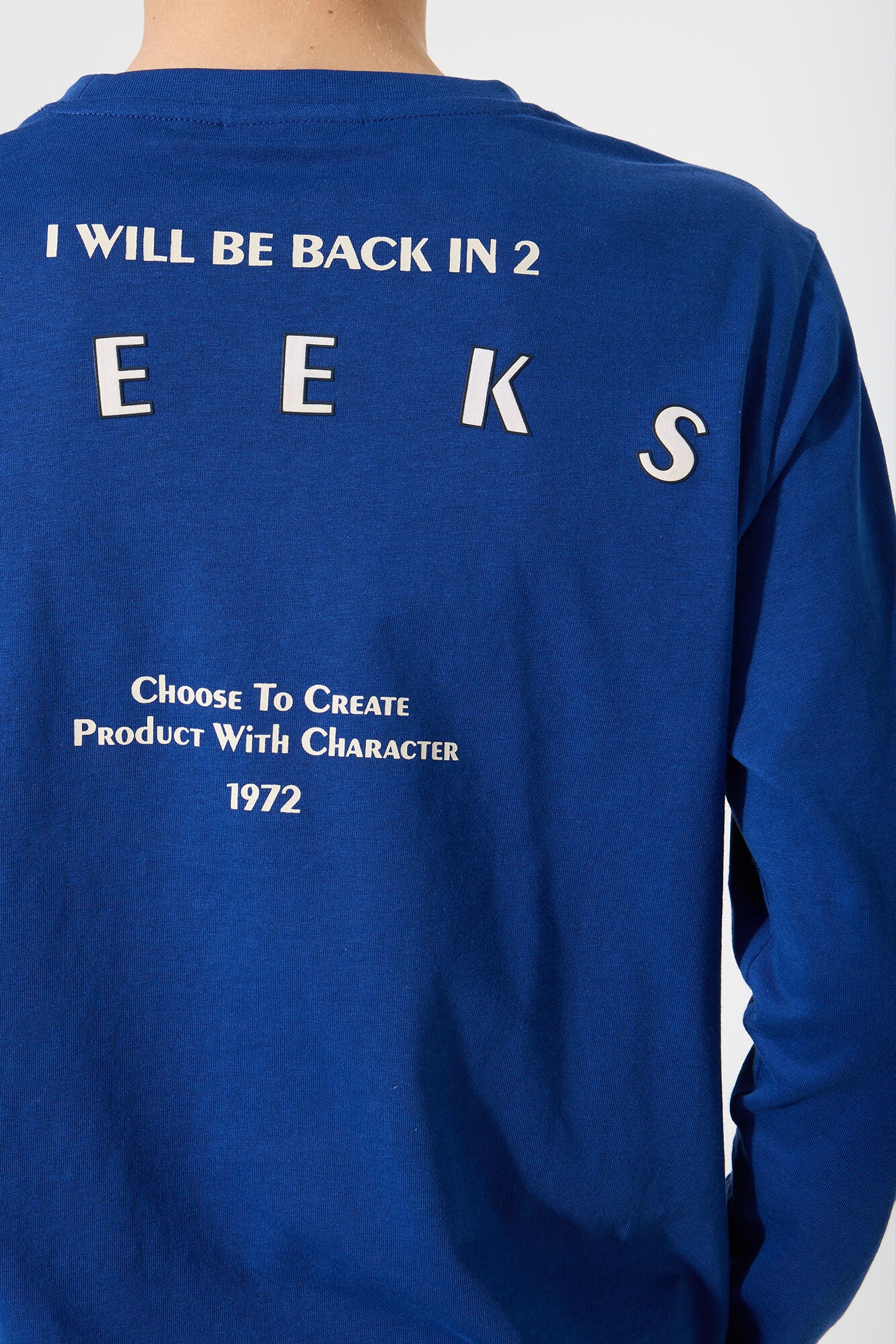Garcia Langarmshirt in royalblau