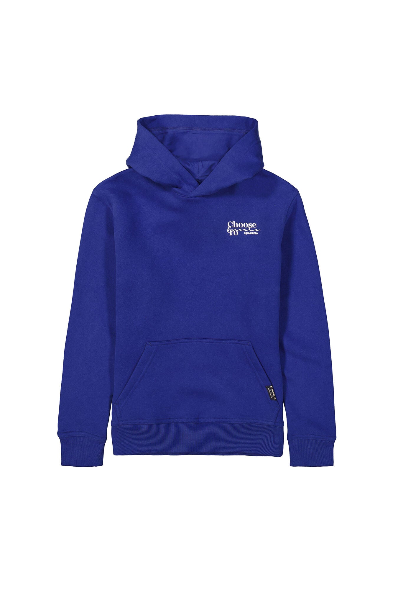 Garcia Hoodie mit Rückenprint in royalblau