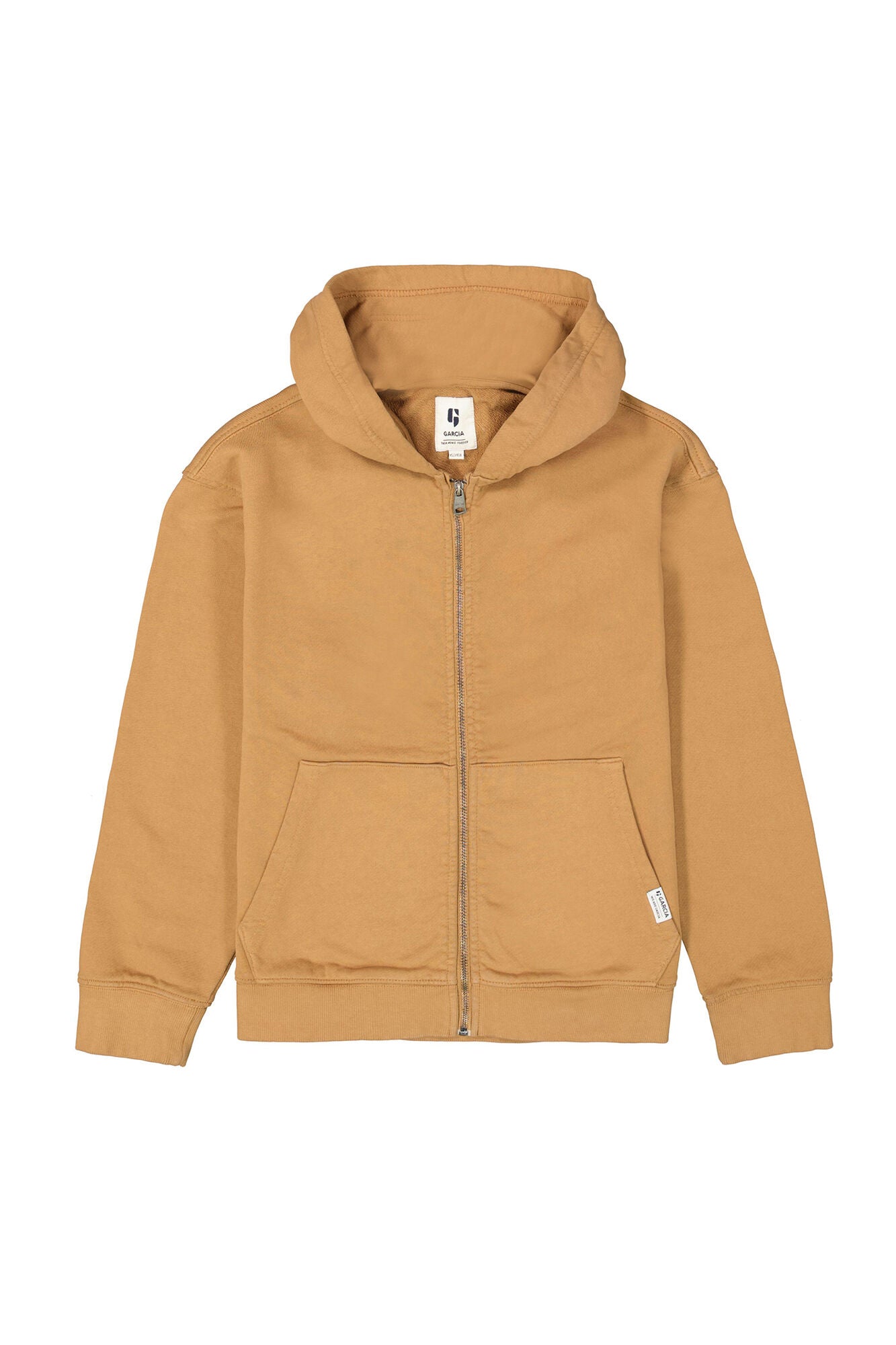Garcia Hellbraune Sweatjacke