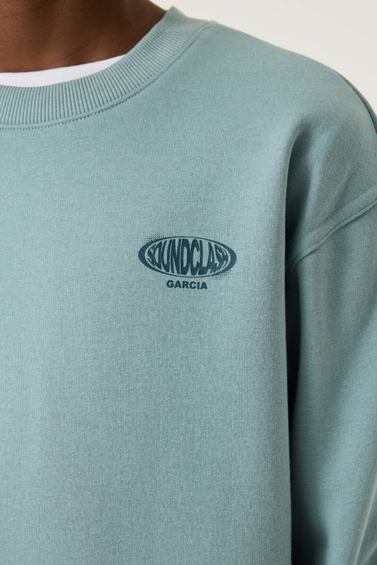 Garcia Türkisfarbenes Sweatshirt