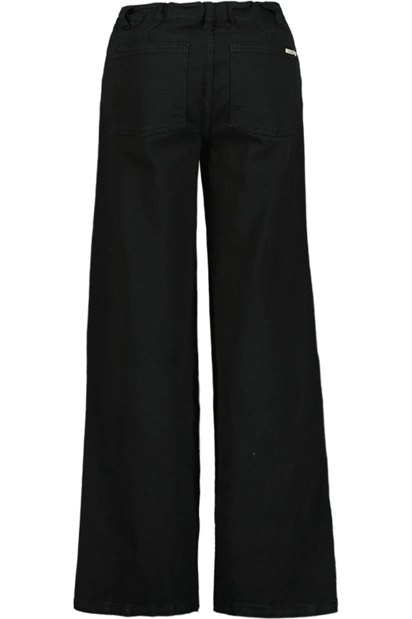 Garcia Schwarze Hose in Wide Fit