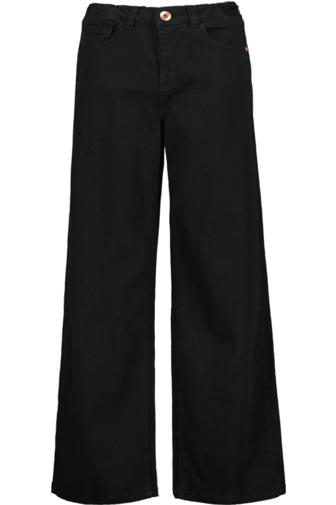 Garcia Schwarze Hose in Wide Fit