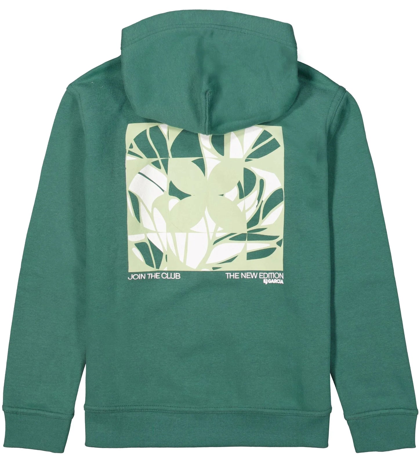 Garcia Grüner Hoodie mit Rückenprint