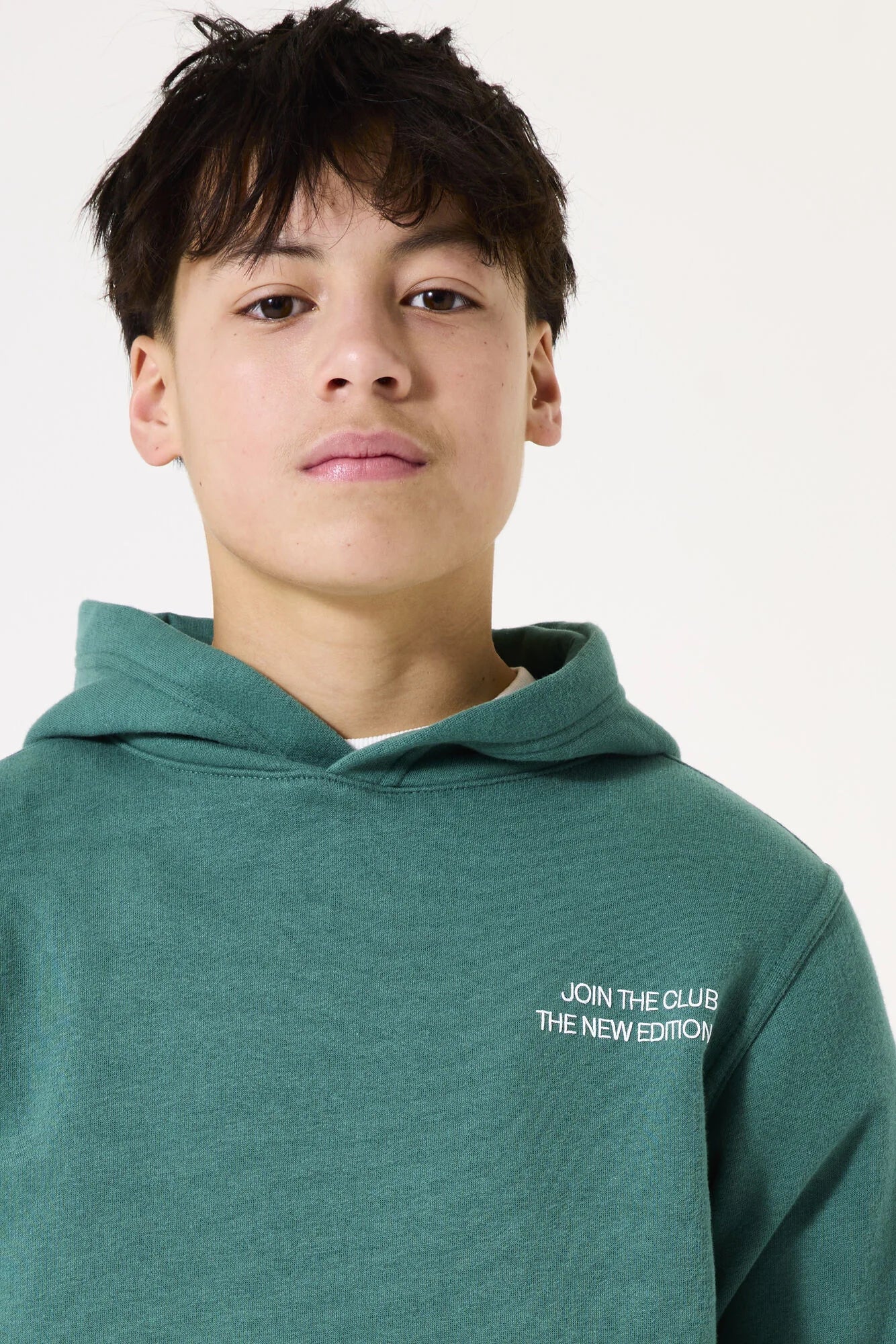 Garcia Grüner Hoodie mit Rückenprint