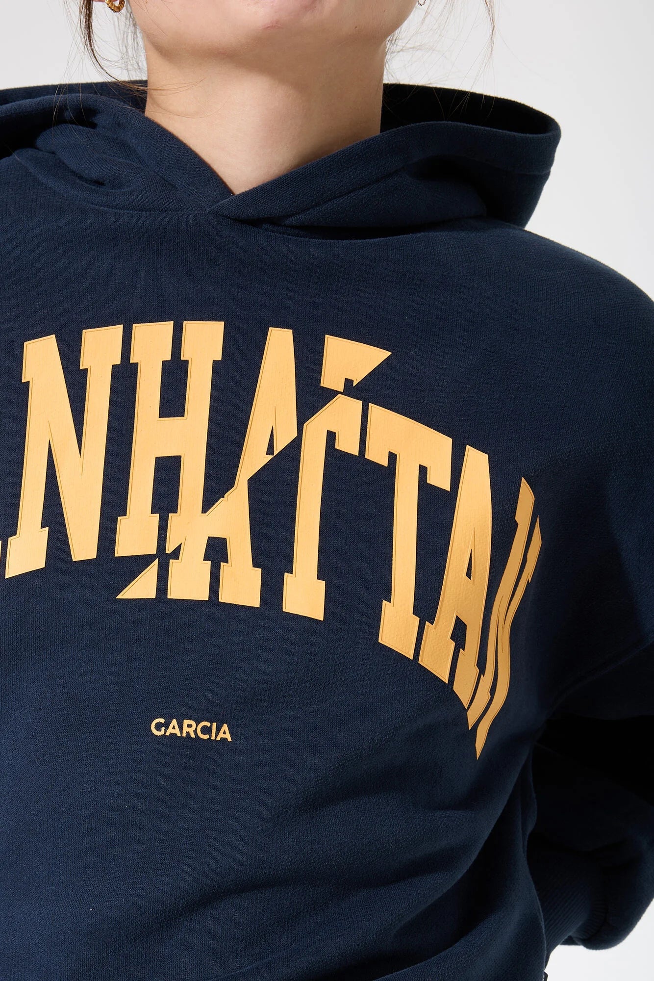 Garcia Hoodie mit Brustprint