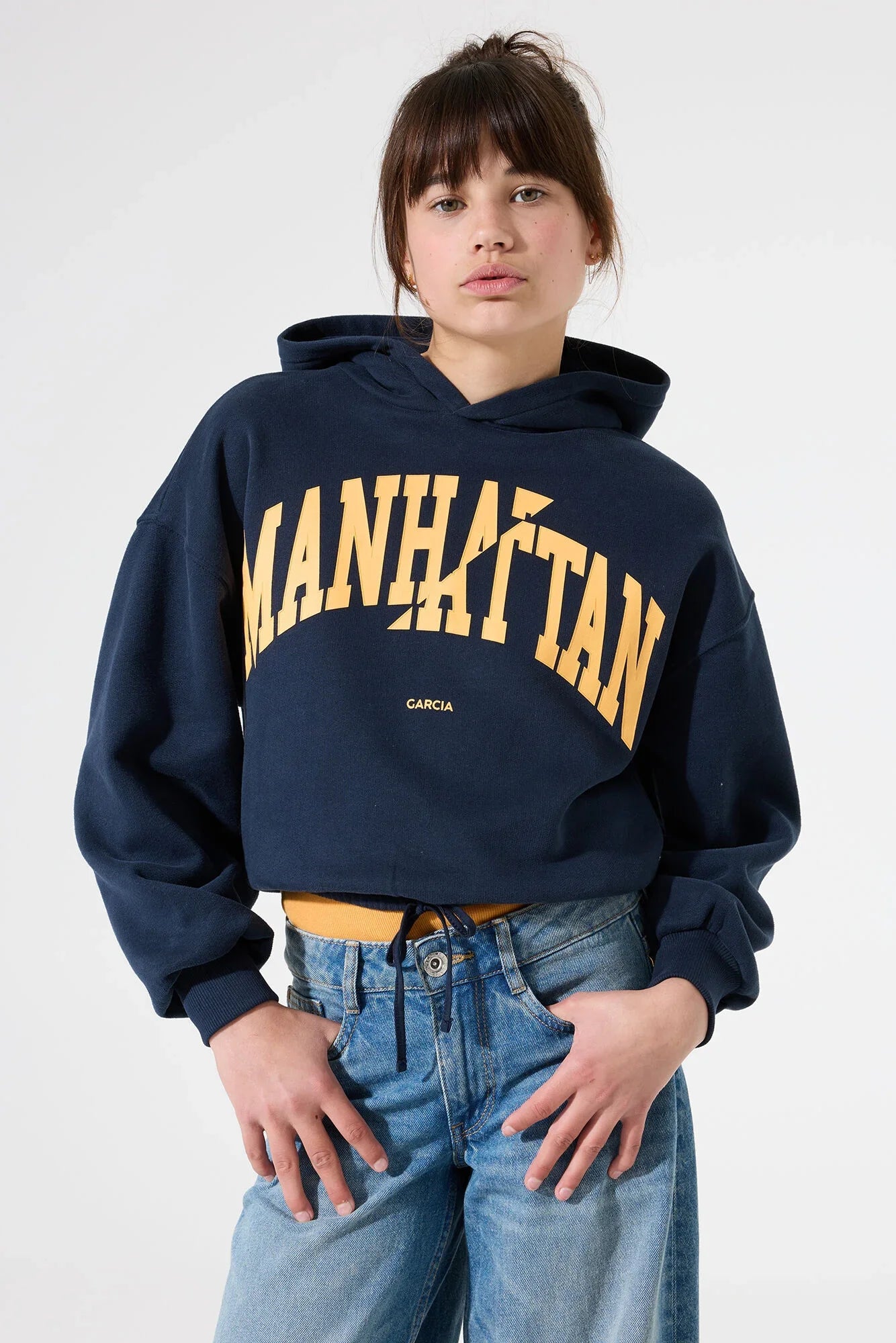 Garcia Hoodie mit Brustprint