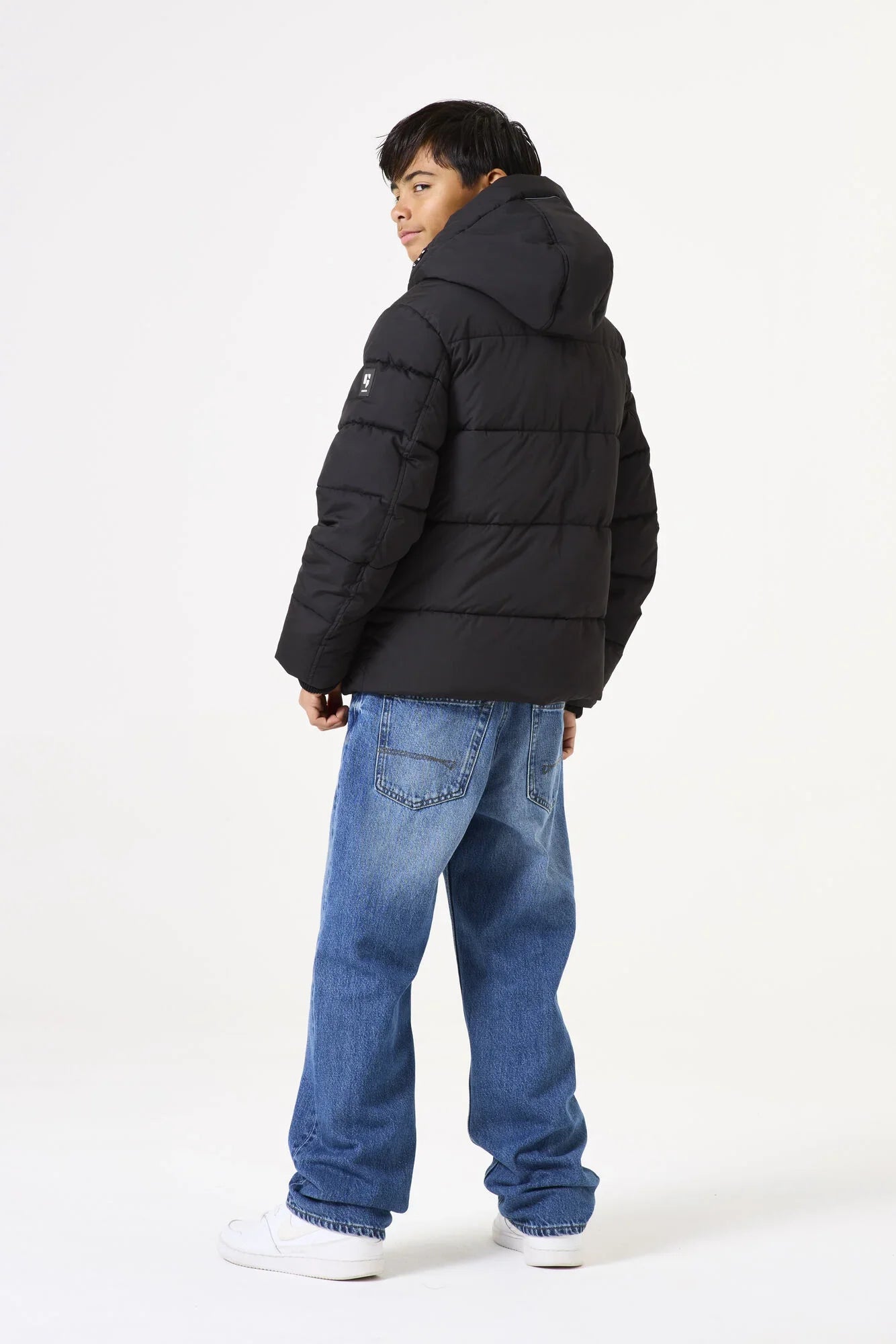 Garcia Schwarze Steppjacke