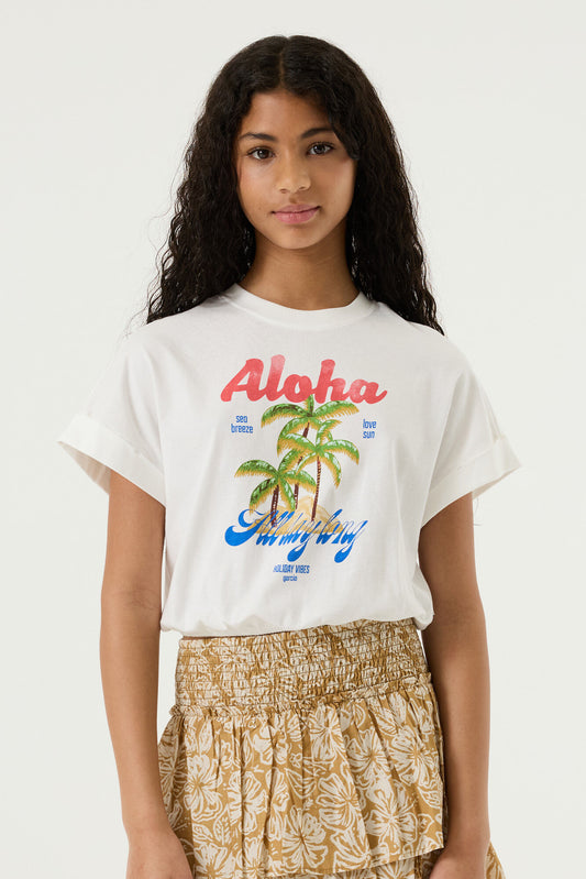 Garcia T-Shirt mit Brustprint
