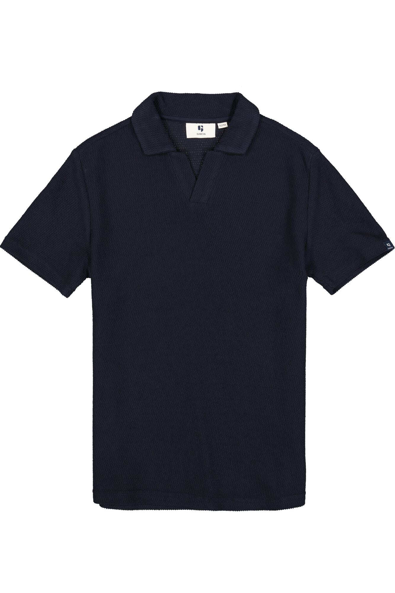 Garcia Dunkelblaues Polo-Shirt