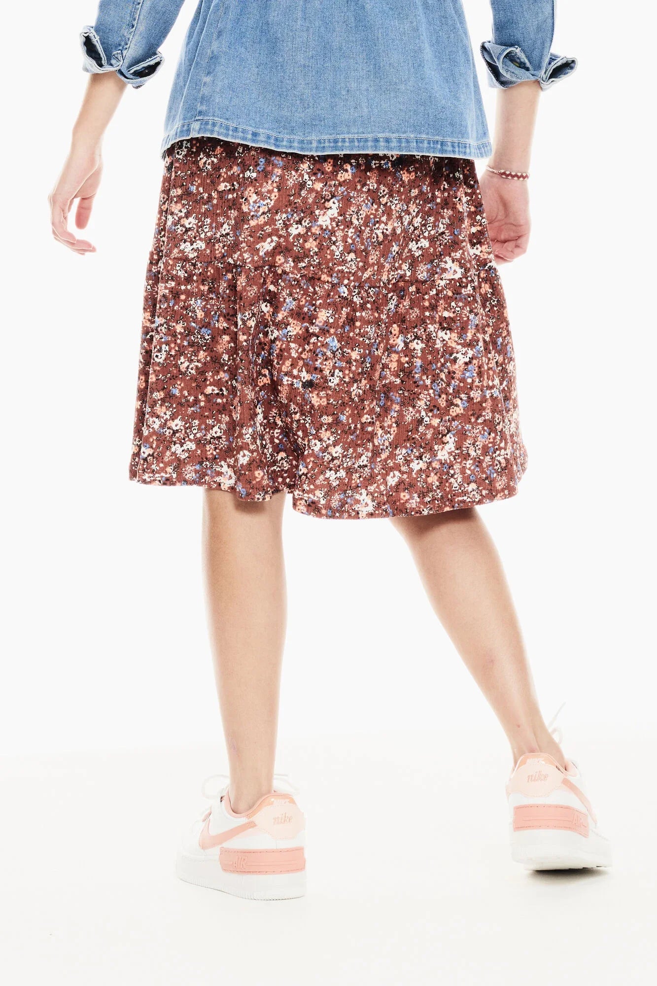 Rock mit Allover-Blumenprint von Garcia
