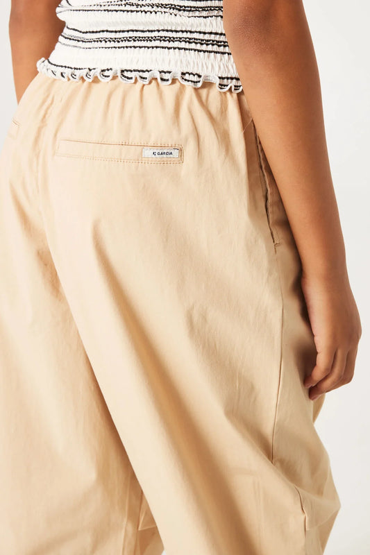 Garcia Beige Fallschirmhose