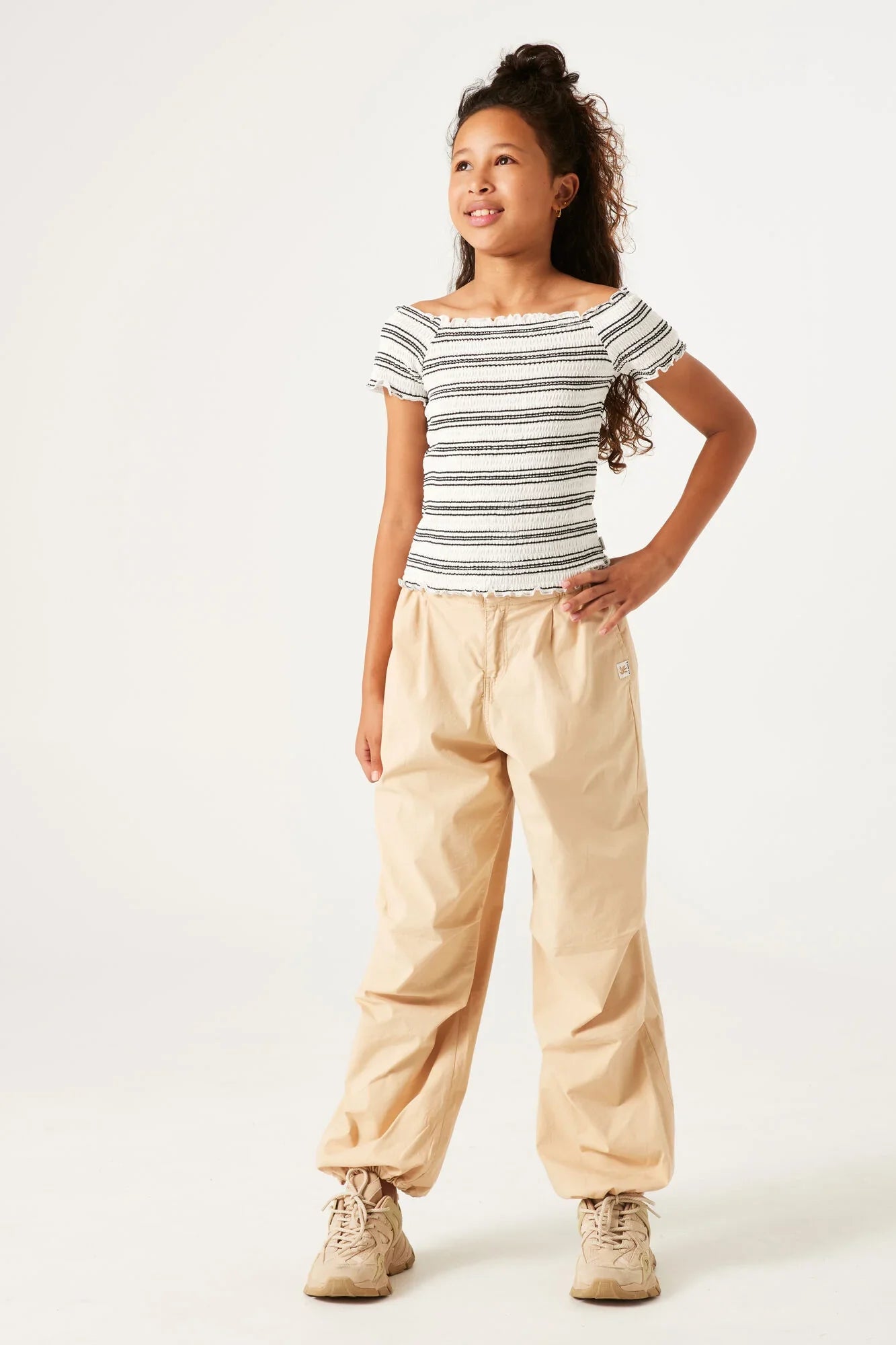 Garcia Beige Fallschirmhose
