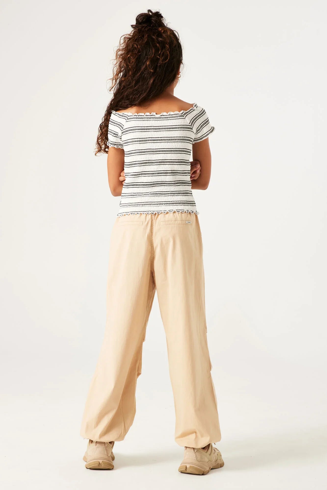 Garcia Beige Fallschirmhose