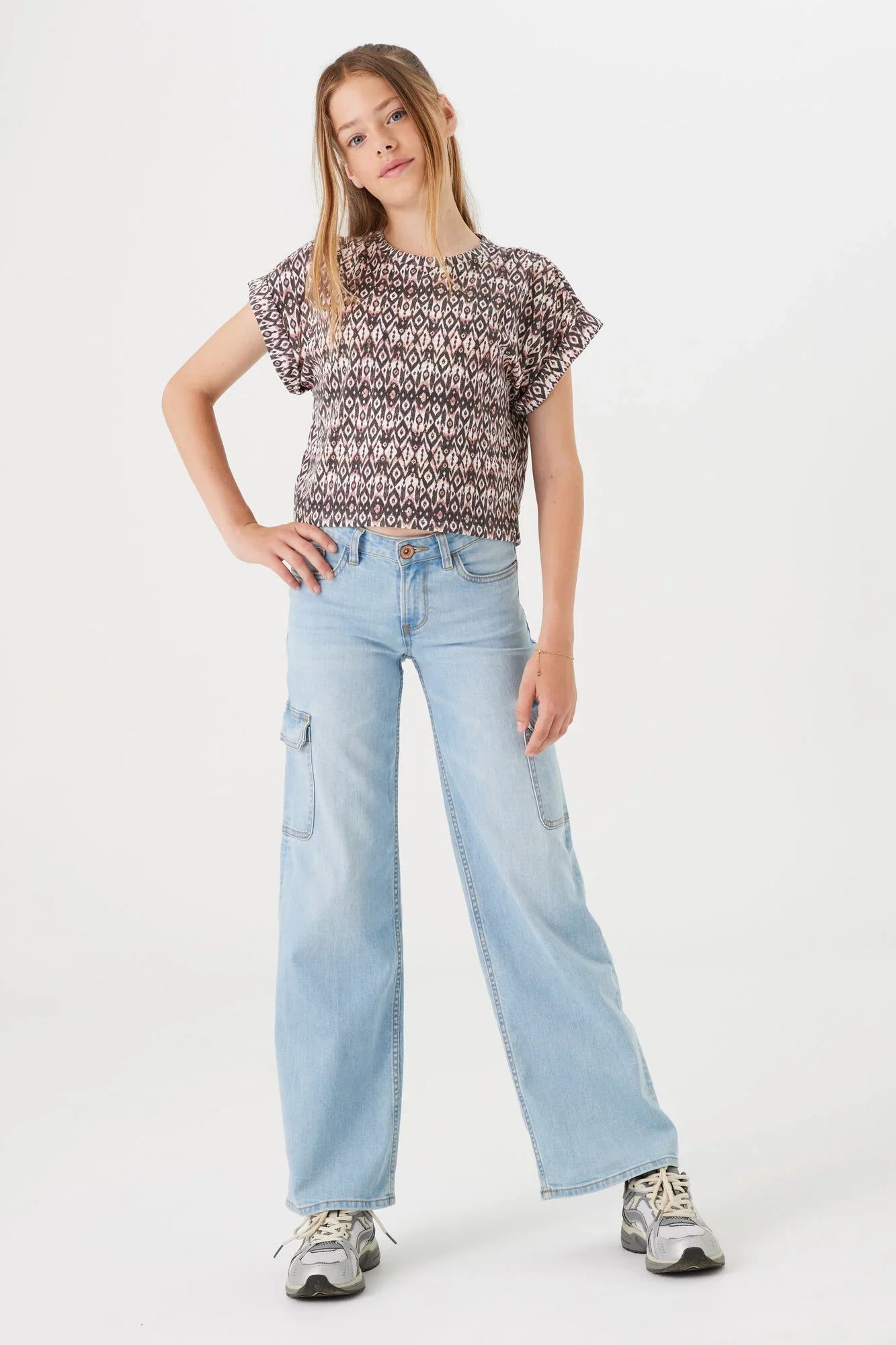 Garcia Widefit Cargojeans bleached