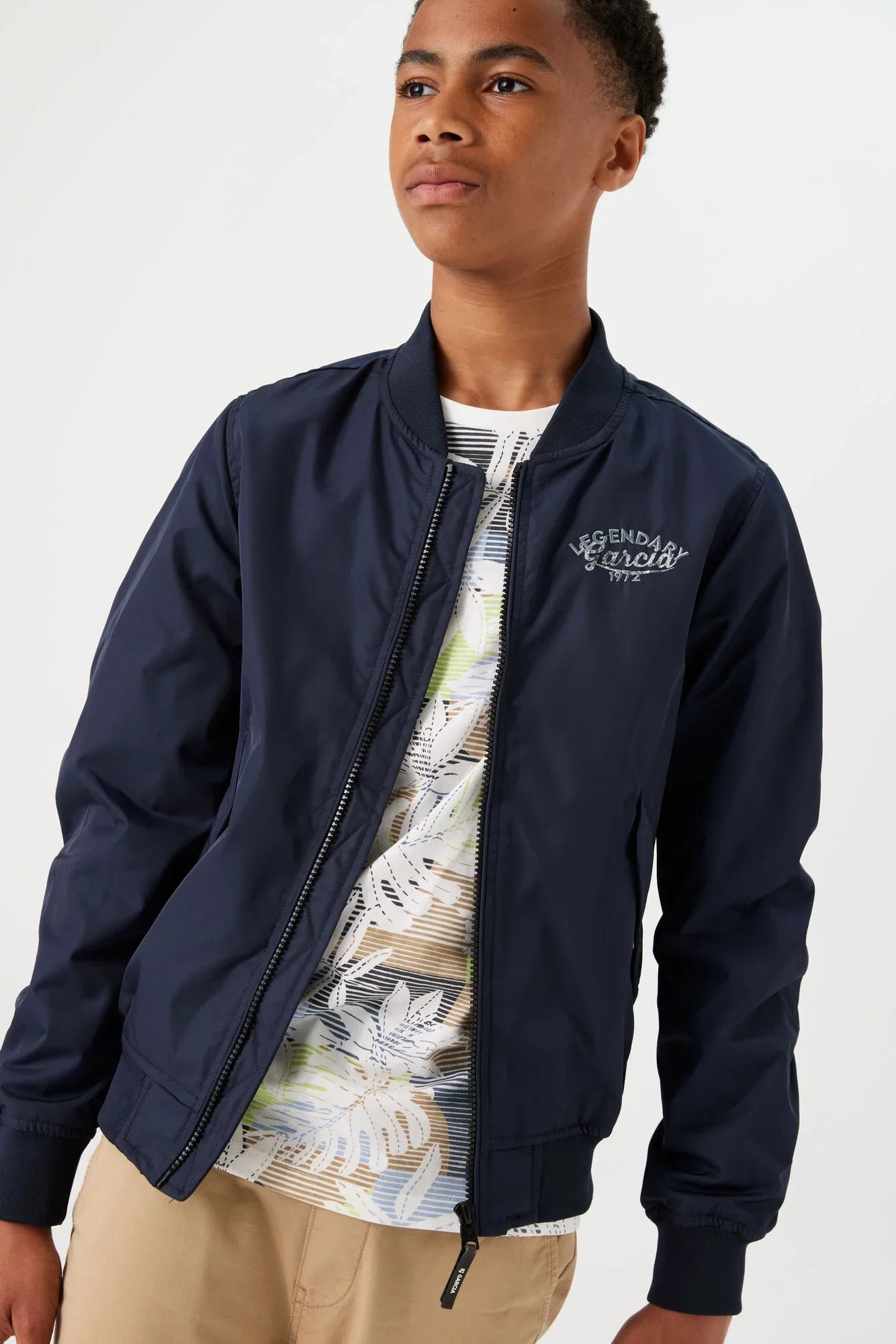 Garcia Dunkelblaue Bomberjacke
