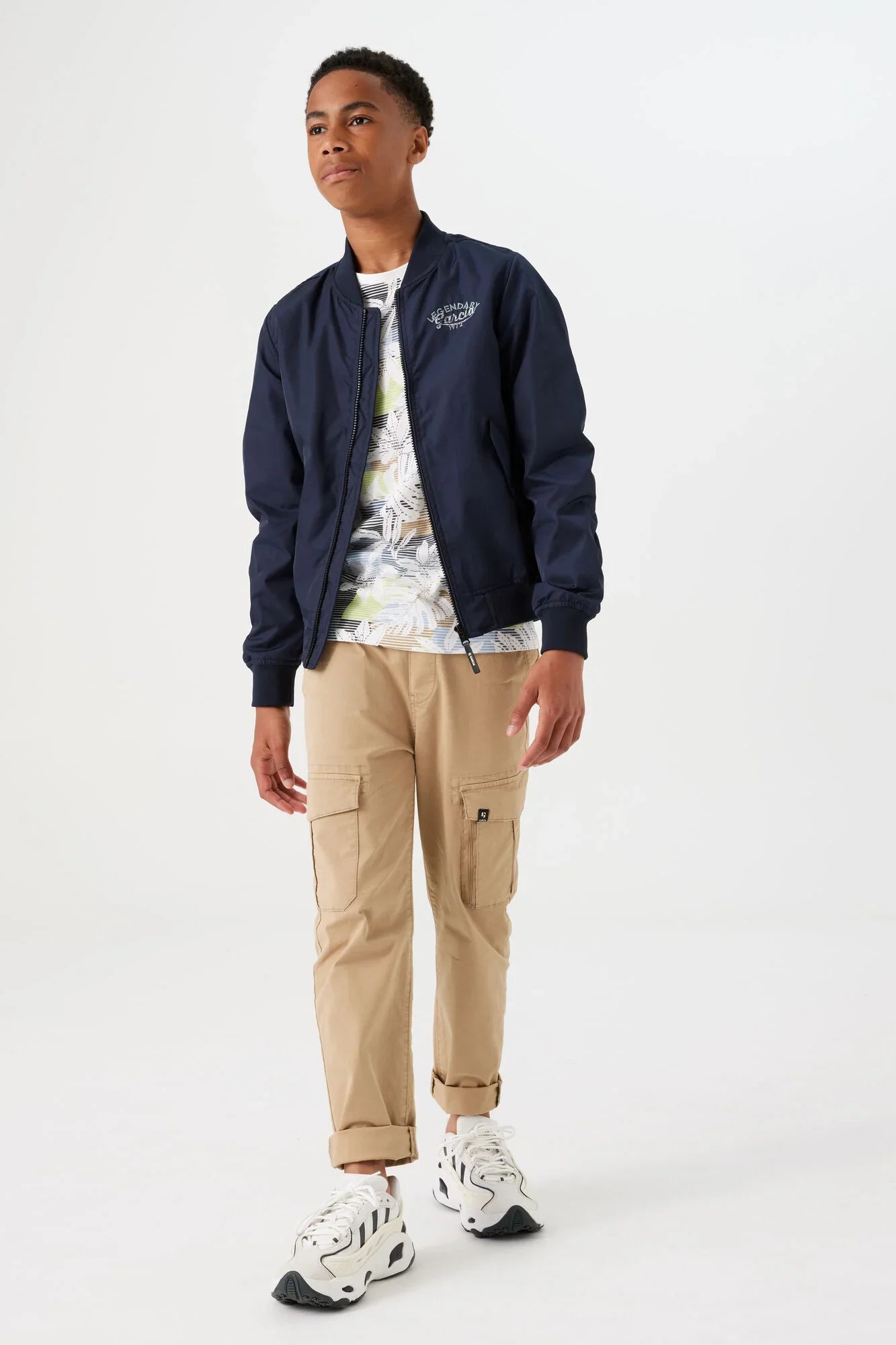 Garcia Dunkelblaue Bomberjacke