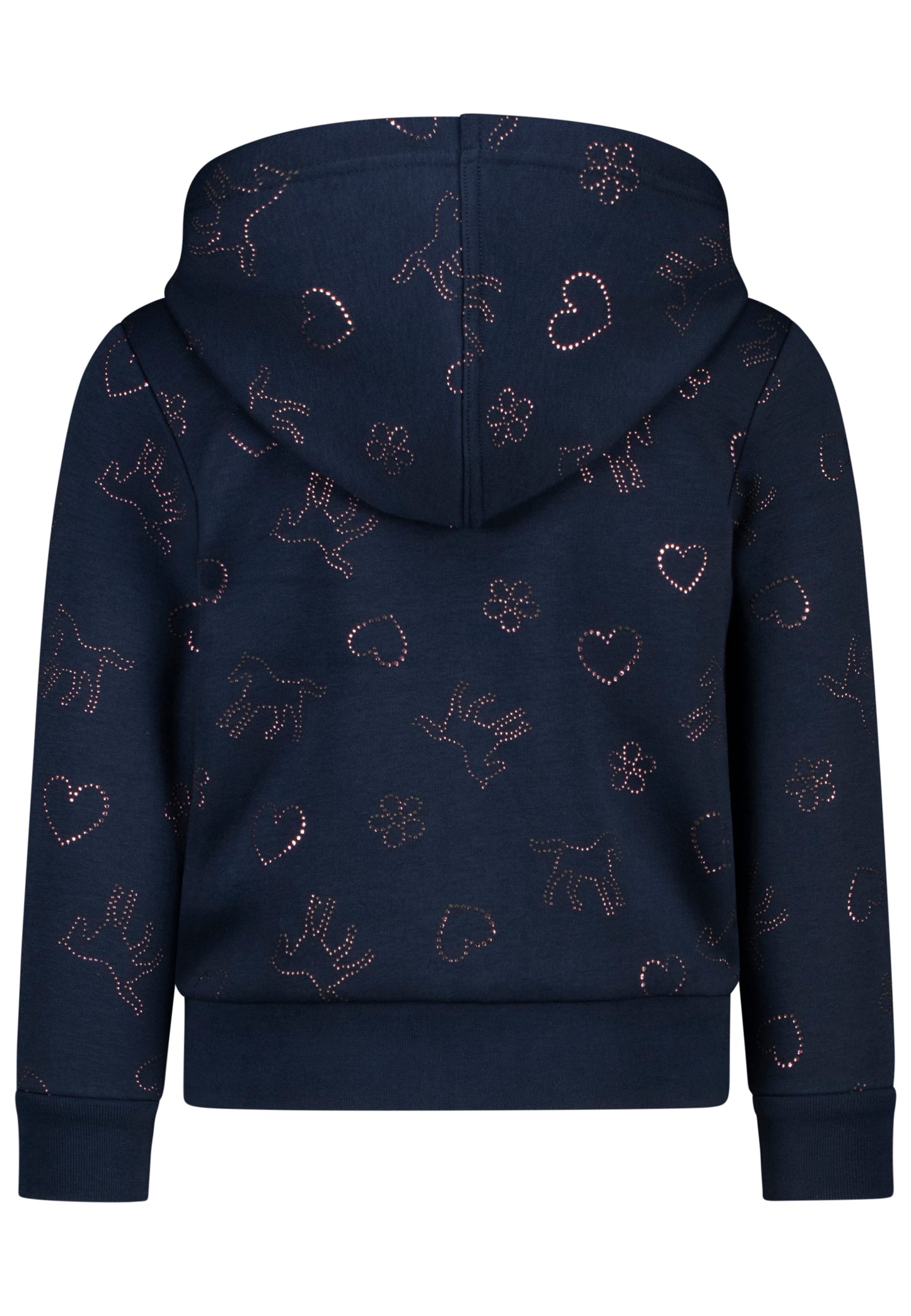 Salt and Pepper Thermo Sweatjacke mit Pferdeprint