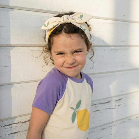 Maxomorra T-Shirt Raglan LEMON GOTS