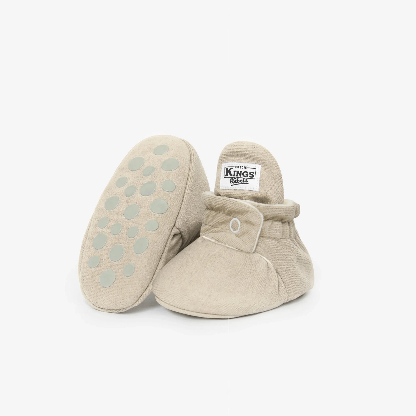 Kings & Rebels Booties Gamuza Gripper - Ivory