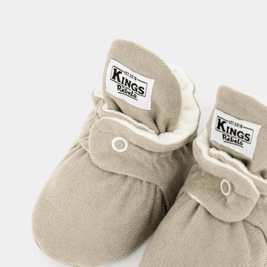 Kings & Rebels Booties Gamuza Gripper - Ivory