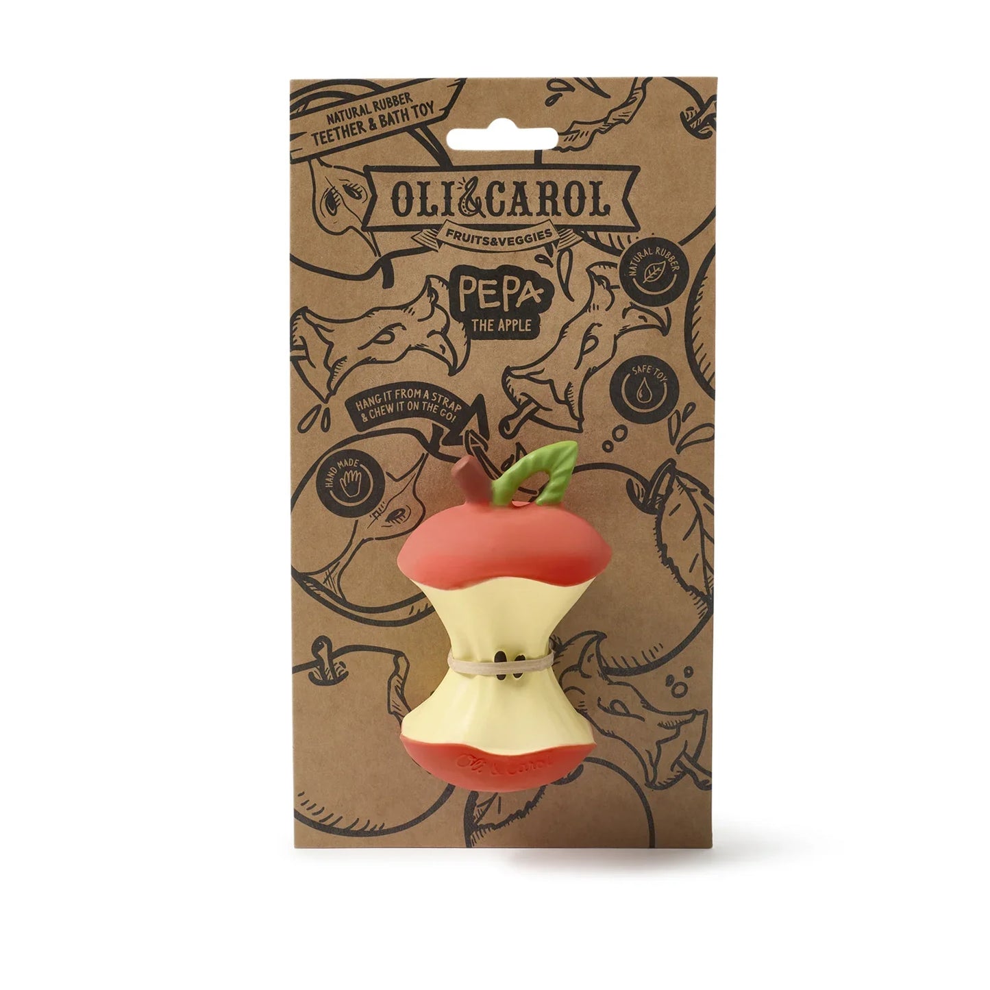 Oli & Carol Beißspielzeug - Apfel Pepa the Apple