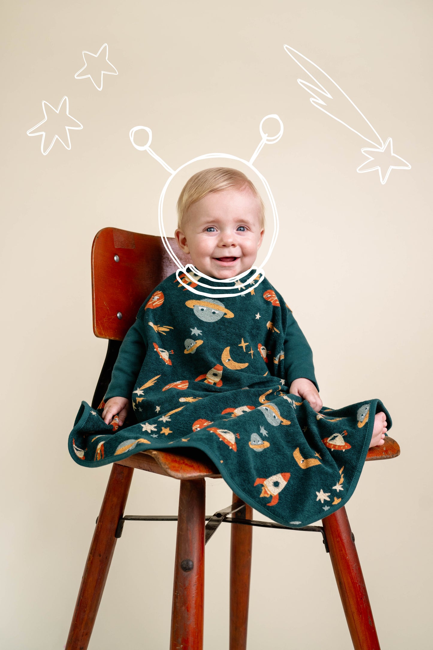 Little Casimir Lätzchen 'Boo' LIMITED EDITION Cosmic Waterproof