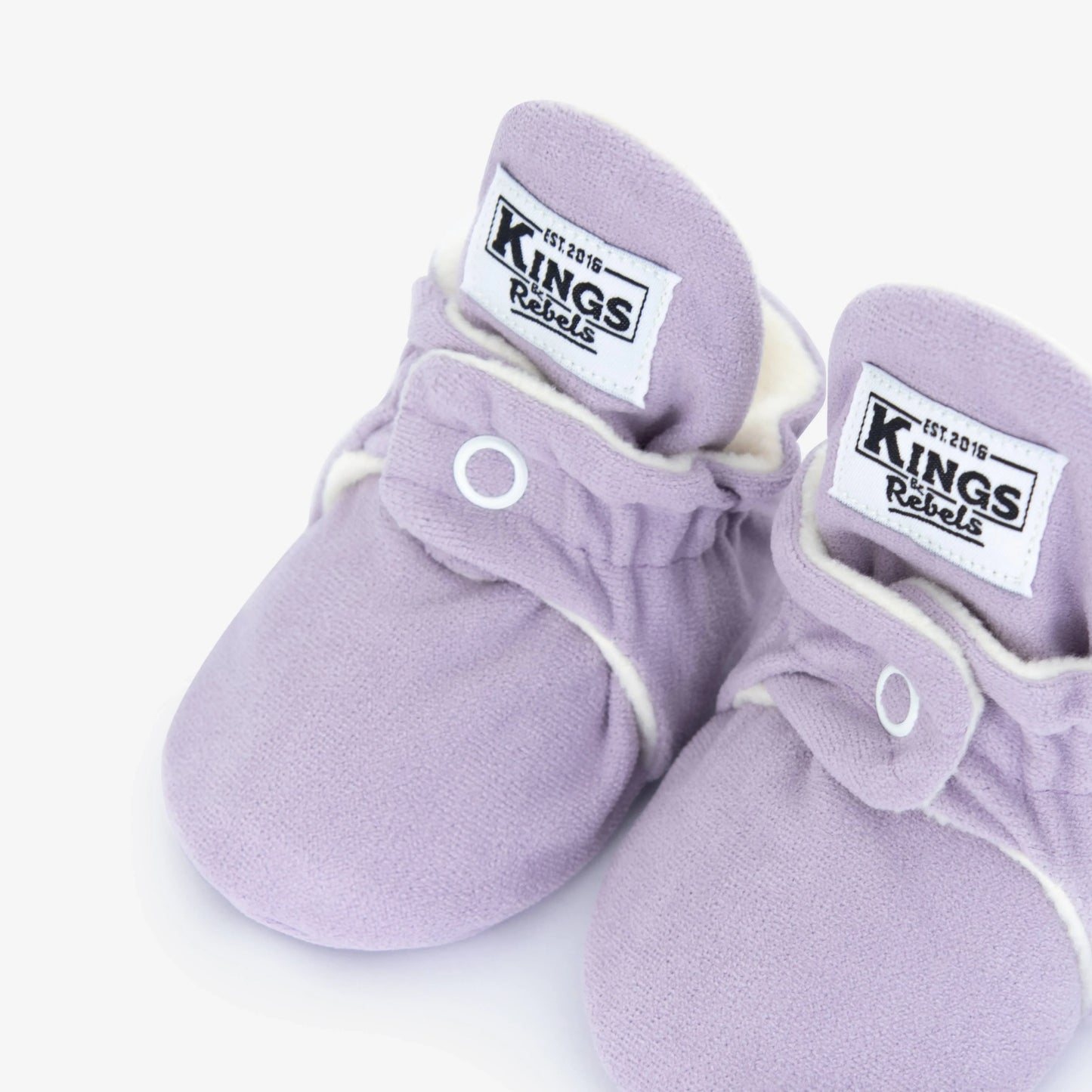 Kings & Rebels Booties Gamuza Classic - Malva