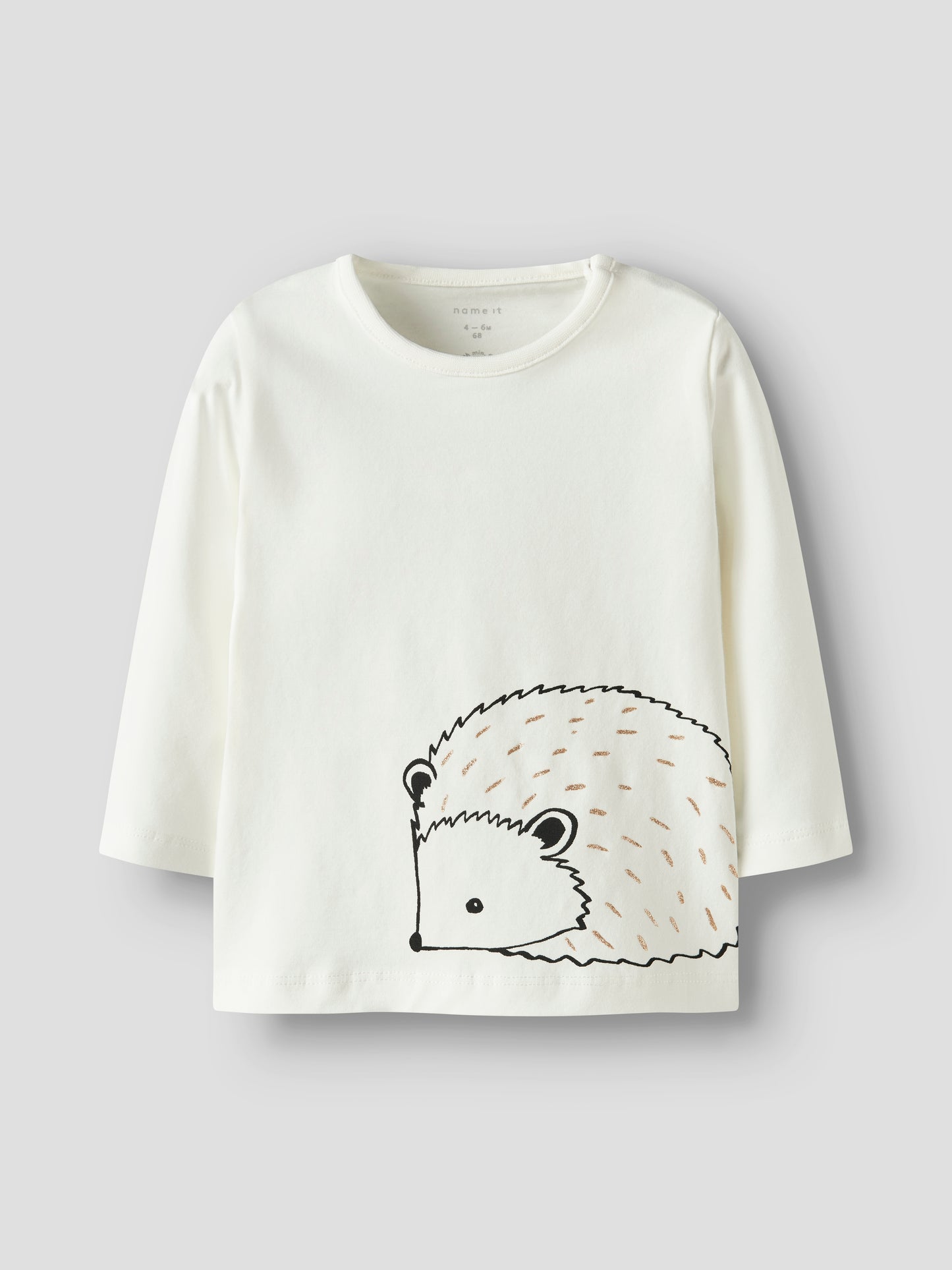 Name it Langarmshirt mit Igelprint