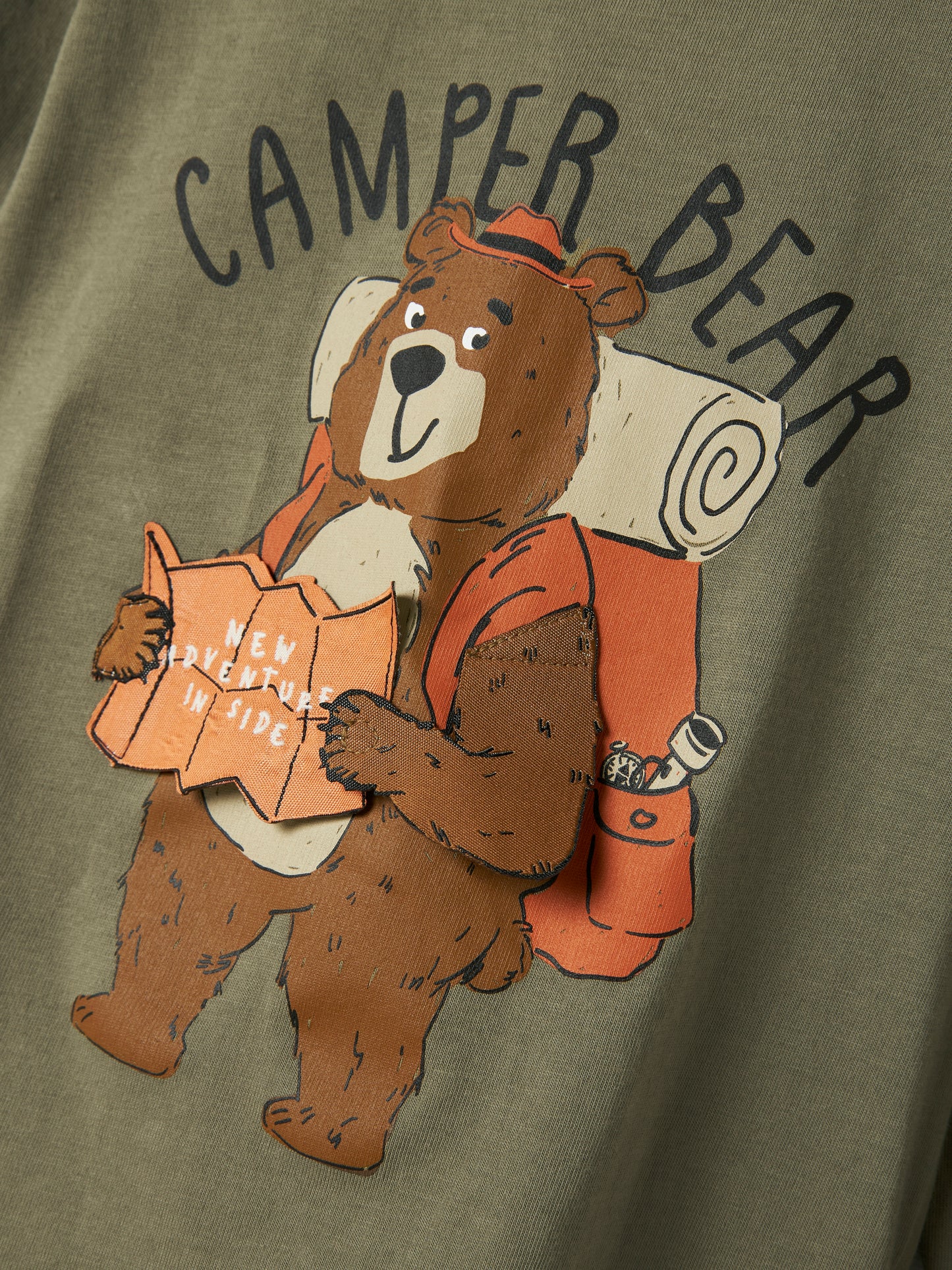 Name it Langarmshirt 'Camper Bear'