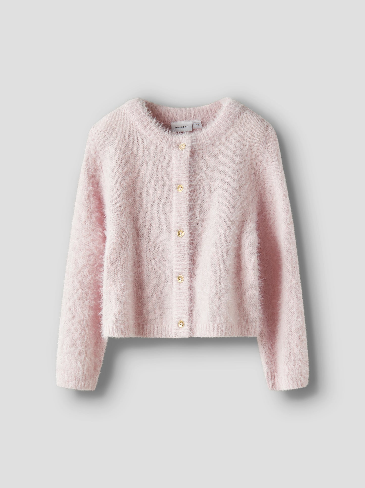 Name it Strickjacke aus Fransengarn