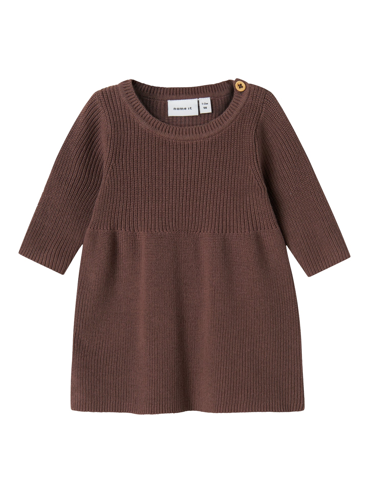 Name it Strickkleid aus Bio-Baumwolle