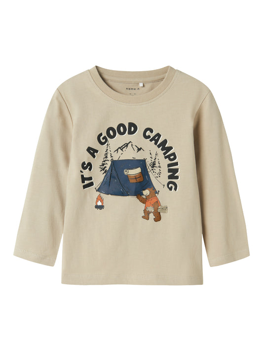 Name it Langarmshirt 'It's a good camping'