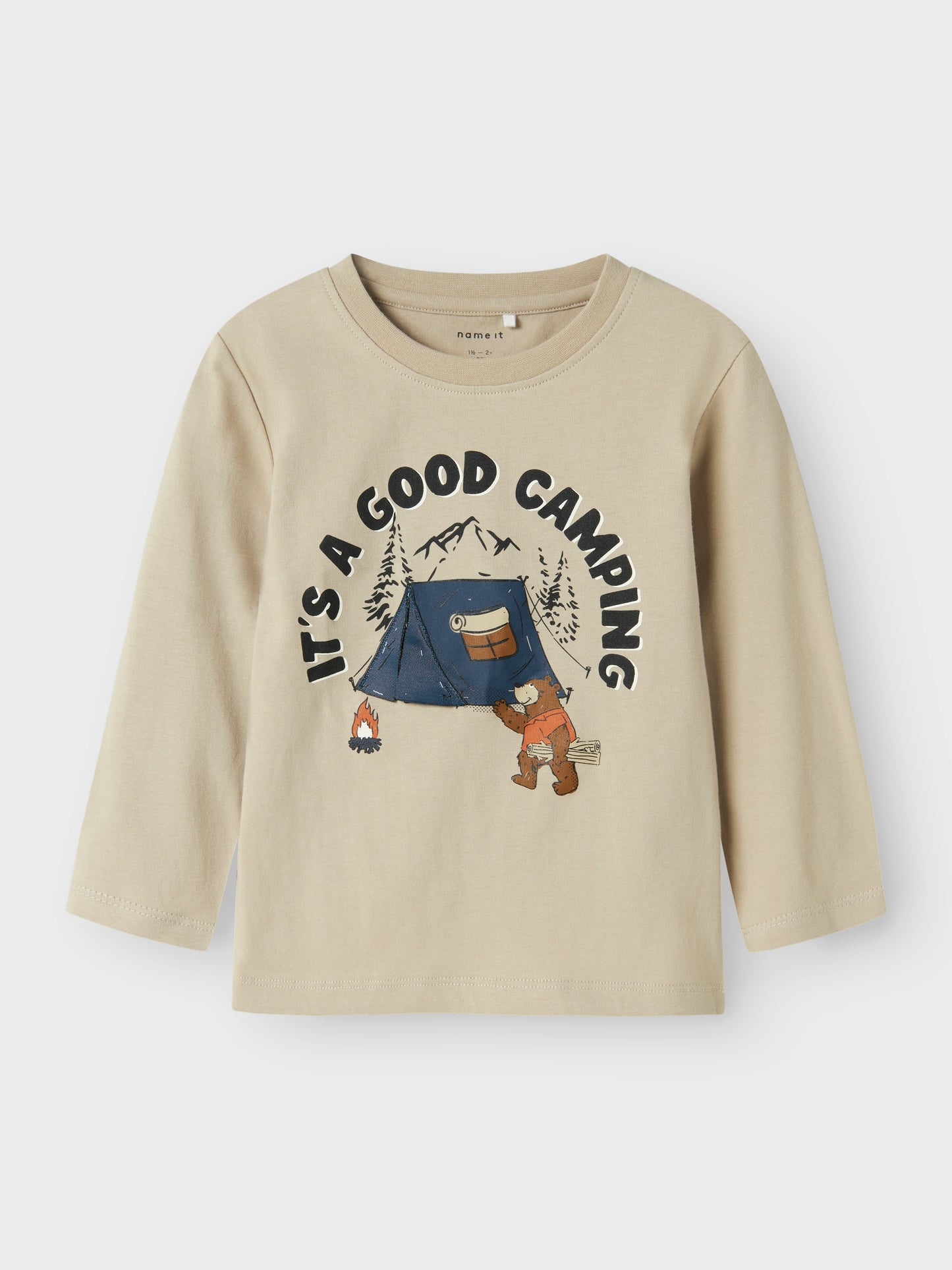 Name it Langarmshirt 'It's a good camping'