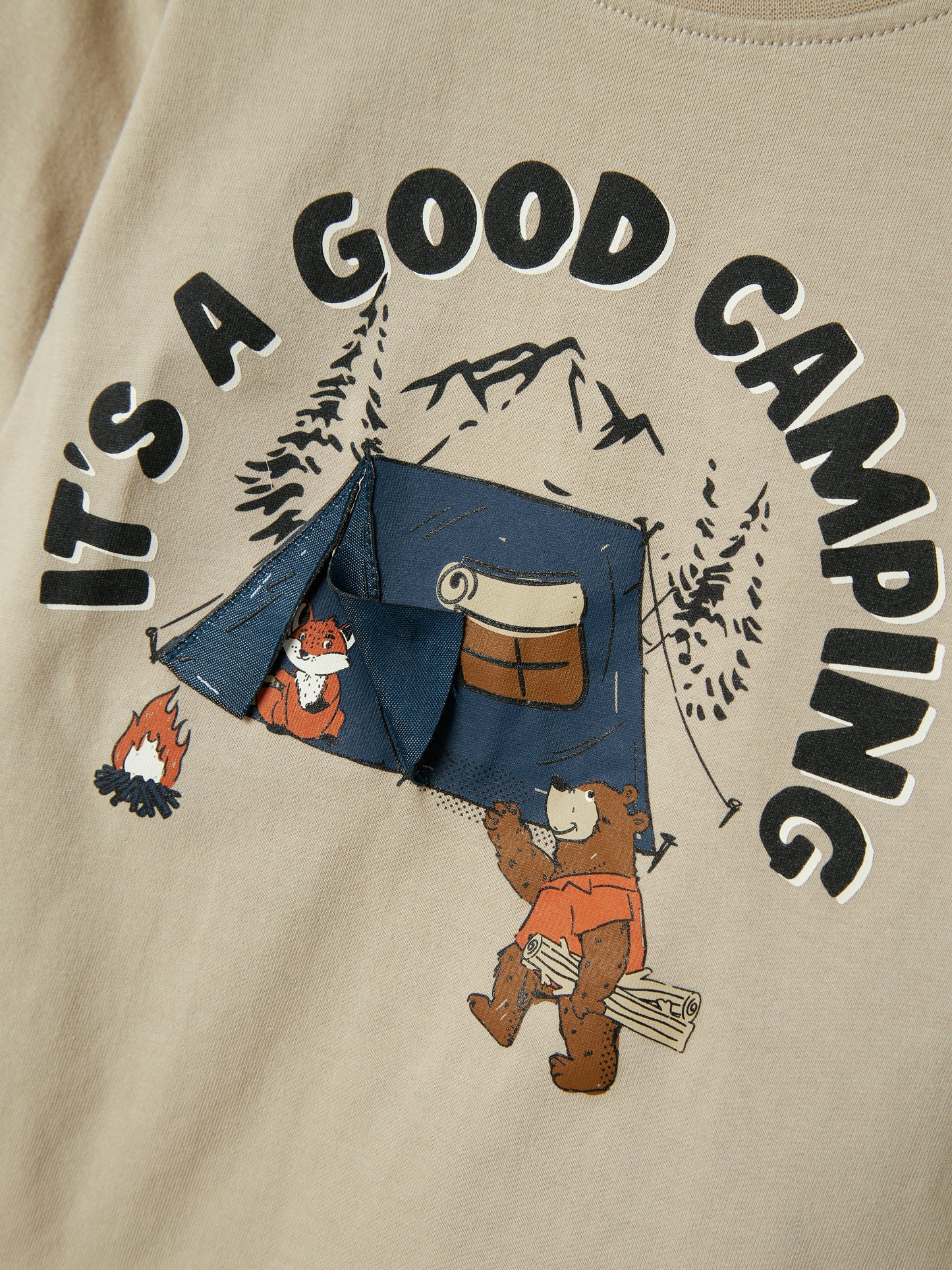 Name it Langarmshirt 'It's a good camping'