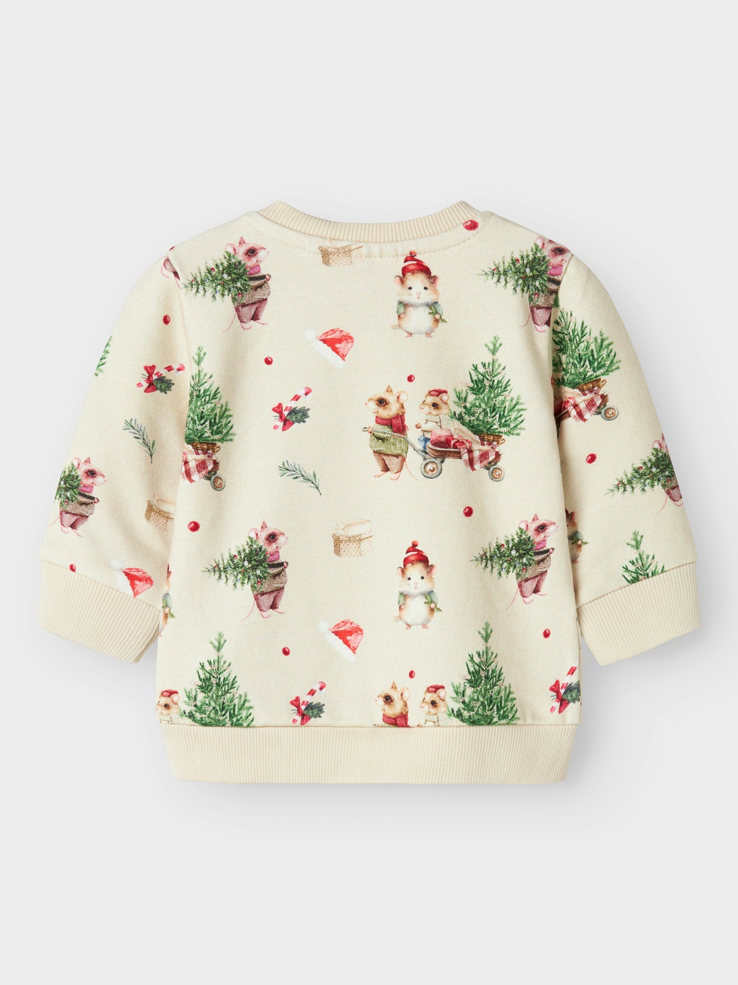 Name it Sweatshirt Weihnachten aus Bio-Baumwolle
